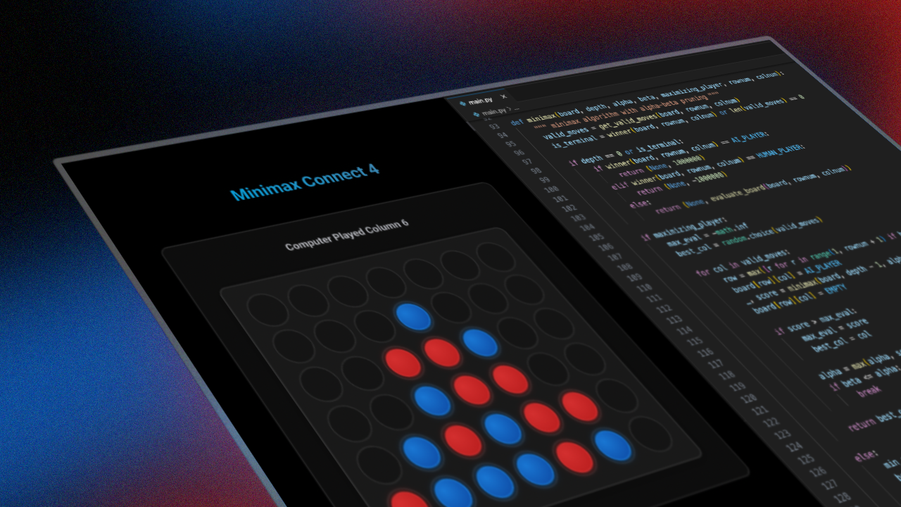 Minimax Connect 4